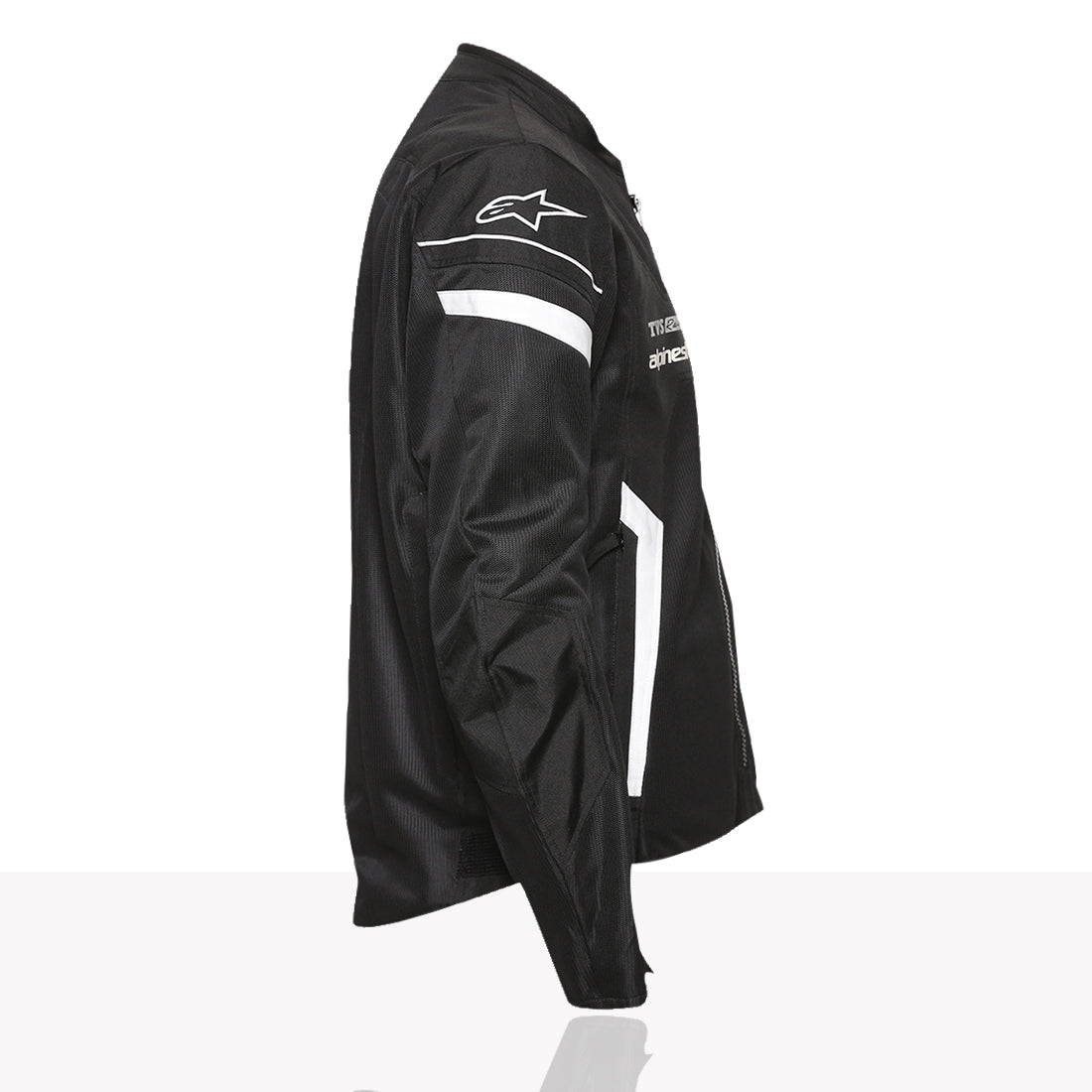 TVS Racing x Alpinestars Riding Jacket with CE Level 2 Nucleon Plasma Armor, 600D Abrasion Resistant Shell, Breathable Mesh Panels, Reflective Visibility, Pre Curved Sleeves Motorcycle Protective Gear